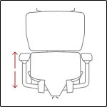 7cm Height Adjustable Backrest